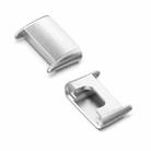 For Xiaomi Mi Band 7 Pro 1 Pair Metal Watch Band Connector(Silver) - 1