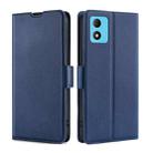 For TCL 305i Ultra-thin Voltage Side Buckle Horizontal Flip Leather Phone Case(Blue) - 1