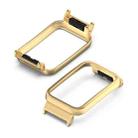 For Xiaomi Mi Band 7 Pro Metal Frame Watch Protective Case(Gold) - 1