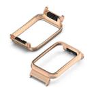 For Xiaomi Mi Band 7 Pro Metal Frame Watch Protective Case(Rose Gold) - 1