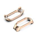 For Xiaomi Mi Band 7 / 7 NFC Metal Frame Watch Protective Case(Rose Gold) - 1