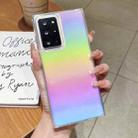 For Samsung Galaxy Note20 Ultra Color Plating Acrylic + TPU Phone Case(Rainbow) - 1