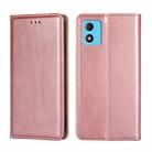 For TCL 305i Gloss Oil Solid Color Magnetic Leather Phone Case(Rose Gold) - 1