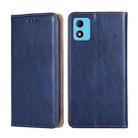 For TCL 305i Gloss Oil Solid Color Magnetic Leather Phone Case(Blue) - 1