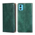 For TCL 305i Gloss Oil Solid Color Magnetic Leather Phone Case(Green) - 1