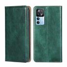 For Xiaomi Redmi K50 Ultra Gloss Oil Solid Color Magnetic Leather Phone Case(Green) - 1