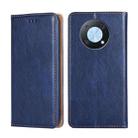 For Huawei nova Y90 4G Gloss Oil Solid Color Magnetic Leather Phone Case(Blue) - 1