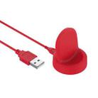 For Samsung Galaxy Watch5 / Watch5 Pro USB Vertical Magnetic Charger Holder(Red) - 1