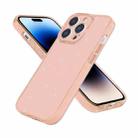 For iPhone 14 Pro Fine Hole Phone Case(Shining Gold) - 1