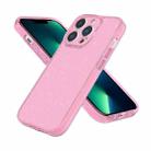 For iPhone 13 Pro Max Fine Hole Phone Case (Shining Pink) - 1
