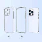 Fine Hole Phone Case For iPhone 13(Transparent White) - 6