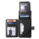 For Galaxy S20 Ultra Zipper Shockproof Protective Case with Card Slots & Bracket & Photo Holder & Wallet Function(Black) - 4
