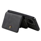 For Galaxy S20 Ultra Zipper Shockproof Protective Case with Card Slots & Bracket & Photo Holder & Wallet Function(Black) - 6