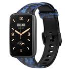 For Xiaomi Mi Band 7 Pro Printing Silicone Watch Band(Camouflage Blue) - 1