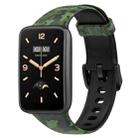 For Xiaomi Mi Band 7 Pro Printing Silicone Watch Band(Camouflage Green) - 1