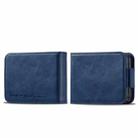 For Samsung Galaxy Z Flip4 5G LC.IMEEKE RFID Anti-theft Leather Phone Case(Blue) - 1