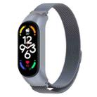 For Xiaomi Mi Band 7 / 7NFC Milan Metal Stainless Steel Watch Band(Space Grey) - 1