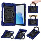 For Huawei MatePad T 10s / T10 Armor Contrast Color Silicone + PC Tablet Case(Dark Blue) - 1