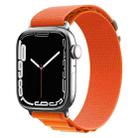 Nylon Watch Band For Apple Watch Series 8&7 45mm / SE 2&6&SE&5&4 44mm / 3&2&1 42mm(Orange) - 1