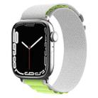 Nylon Watch Band For Apple Watch Series 8&7 45mm / SE 2&6&SE&5&4 44mm / 3&2&1 42mm (Grey Green) - 1