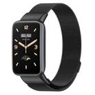 For Xiaomi Mi Band 7 Pro Milanese Stainless Steel Watch Band(Black) - 1