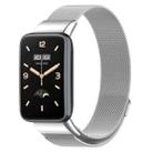 For Xiaomi Mi Band 7 Pro Milanese Stainless Steel Watch Band(Silver) - 1