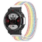 For Amazfit T-Rex2 Nylon Loop Buckle Watch Band(Colorful) - 1