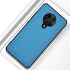 For Xiaomi Redmi K30 Pro Shockproof Cloth Texture PC + TPU Protective Case(Light Blue) - 1