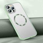 For iPhone 14 Pro Max Skin Feel MagSafe Magnetic Case (Green) - 1