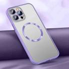 For iPhone 14 Pro Max Skin Feel MagSafe Magnetic Case (Lavender Purple) - 1