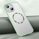 For iPhone 14 Plus Skin Feel MagSafe Magnetic Case (Green) - 1