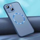 For iPhone 13 Skin Feel MagSafe Magnetic Case(Dark Blue) - 1