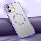 For iPhone 12 Skin Feel MagSafe Magnetic Case(Lavender Purple) - 1