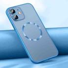 For iPhone 12 Skin Feel MagSafe Magnetic Case(Sierra Blue) - 1