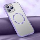 For iPhone 11 Pro Max Skin Feel MagSafe Magnetic Case (Lavender Purple) - 1