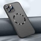 For iPhone 11 Pro Skin Feel MagSafe Magnetic Case (Black) - 1