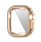 PET Film TPU Watch Case For Apple Watch Ultra 49mm / Ultra 2 49mm(Rose Gold) - 1