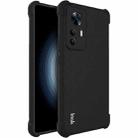 For Xiaomi Redmi K50 Ultra / 12T imak All-inclusive Shockproof Airbag TPU Phone Case(Matte Black) - 1