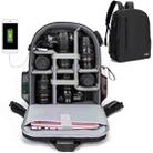 CADeN D6 III Nylon Anti-theft Backpack Digital Camera Bag, Size:29 x 15 x 37cm(Black) - 1