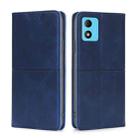 For TCL 305i Cow Texture Magnetic Horizontal Flip Leather Phone Case(Blue) - 1