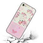 For iPhone SE 2022 / SE 2020 / 8 / 7 Bronzing Butterfly Flower TPU Phone Case(Peony) - 2