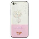 For iPhone SE 2022 / SE 2020 / 8 / 7 Bronzing Butterfly Flower TPU Phone Case(Dandelions) - 1