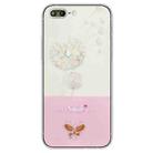 Bronzing Butterfly Flower TPU Phone Case For iPhone 8 Plus / 7 Plus(Dandelions) - 1