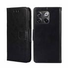 For OnePlus Ace Pro 5G Crystal Texture Horizontal Flip Leather Phone Case(Black) - 1