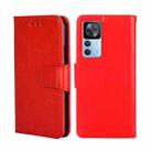 For Xiaomi Redmi K50 Ultra/Xiaomi 12T/Xiaomi 12T Pro Crystal Texture Horizontal Flip Leather Phone Case(Red) - 1