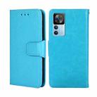 For Xiaomi Redmi K50 Ultra/Xiaomi 12T/Xiaomi 12T Pro Crystal Texture Horizontal Flip Leather Phone Case(Light Blue) - 1