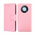For Huawei nova Y90 4G Crystal Texture Horizontal Flip Leather Phone Case(Pink) - 1