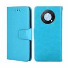 For Huawei nova Y90 4G Crystal Texture Horizontal Flip Leather Phone Case(Light Blue) - 1