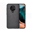 For Xiaomi Redmi K30 Pro Shockproof Cloth Texture PC + TPU Protective Case(Black) - 1