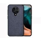 For Xiaomi Redmi K30 Pro Shockproof Cloth Texture PC + TPU Protective Case(Blue) - 1